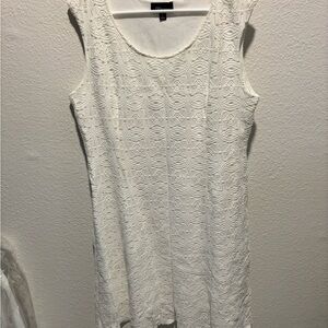 Studio White Lace Mini Dress